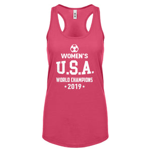 World Soccer Champs 2019 Womens Racerback Tank Top