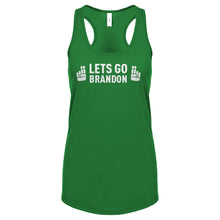 "Lets go, Brandon" Womens Racerback Tank Top