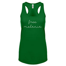 Racerback Free Melania Now Womens Tank Top
