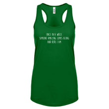 Once in a While Womens Racerback Tank Top