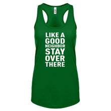 Like a Good Neighbor Womens Racerback Tank Top