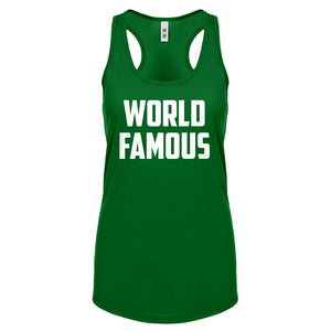 Racerback World Famous Womens Tank Top
