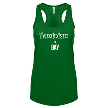 Feminism is Bay Womens Racerback Tank Top