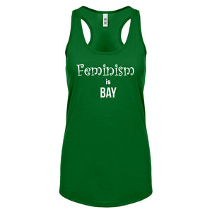 Feminism is Bay Womens Racerback Tank Top