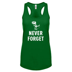 Racerback Never Forget Womens Tank Top
