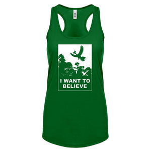 I Want to Believe Kanto Sighting Womens Racerback Tank Top