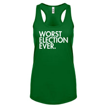 Racerback Worst Election Ever Womens Tank Top