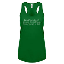 Donald Trump is an Idiot Womens Racerback Tank Top