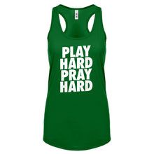 Racerback Play Hard Pray Hard Womens Tank Top
