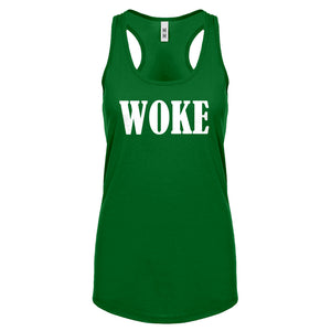 Woke Womens Racerback Tank Top