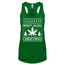 Racerback MerryJuana Christmas Womens Tank Top