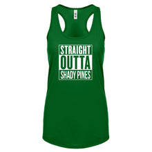 Racerback Straight Outta Shady Pines Womens Tank Top