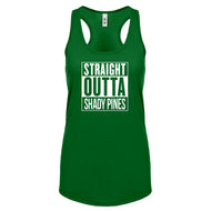 Racerback Straight Outta Shady Pines Womens Tank Top