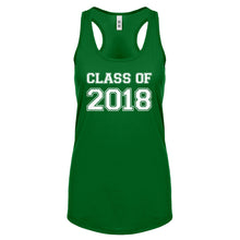 Racerback Class of 2018 Womens Tank Top