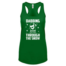 Dabbing through the Snow Womens Racerback Tank Top