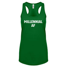 Millennial AF Womens Racerback Tank Top