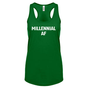 Millennial AF Womens Racerback Tank Top