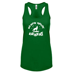 Black Rock Desert Womens Racerback Tank Top