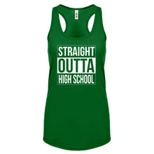 Racerback Straight Outta High School Womens Tank Top