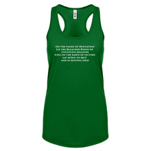 Racerback On the Sands of Hesitation Womens Tank Top