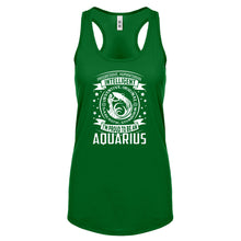 Racerback Aquarius Astrology Zodiac Sign Womens Tank Top