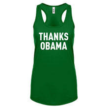 Thanks Obama Womens Racerback Tank Top