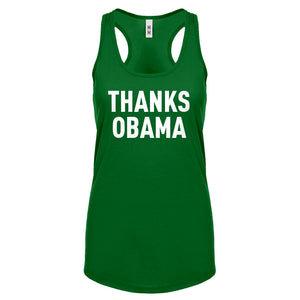 Thanks Obama Womens Racerback Tank Top