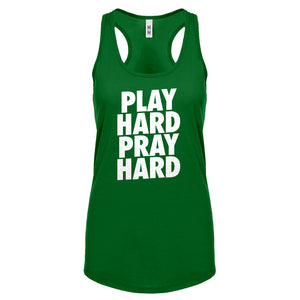 Racerback Play Hard Pray Hard (was 7006) Womens Tank Top