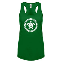 Turtle Sksksk Womens Racerback Tank Top