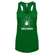Racerback White Widow Womens Tank Top