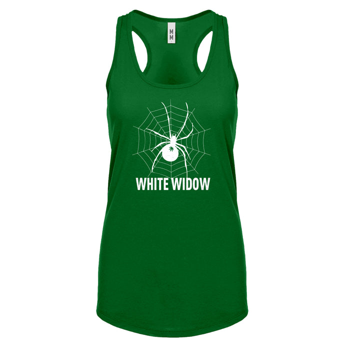 Racerback White Widow Womens Tank Top