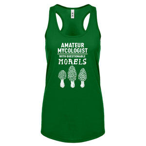 Questionable Morels Womens Racerback Tank Top