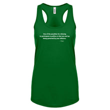 Governed by your Inferiors Womens Racerback Tank Top
