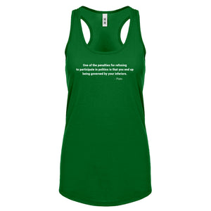 Governed by your Inferiors Womens Racerback Tank Top