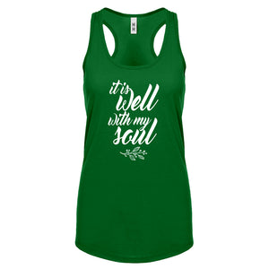 Racerback It is Well with My Soul Womens Tank Top
