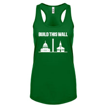 Build This Wall Womens Racerback Tank Top