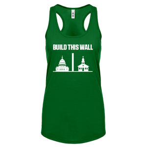 Build This Wall Womens Racerback Tank Top