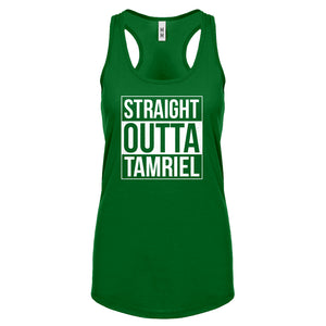 Straight Outta Tamriel Womens Racerback Tank Top