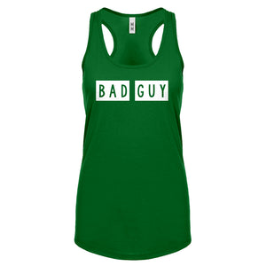 Bad Guy Womens Racerback Tank Top
