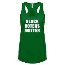 BLACK VOTERS MATTER Womens Racerback Tank Top