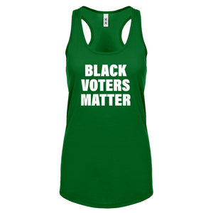 BLACK VOTERS MATTER Womens Racerback Tank Top