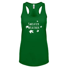 Sweater Weather Womens Racerback Tank Top