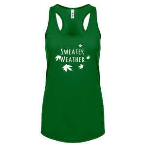 Sweater Weather Womens Racerback Tank Top