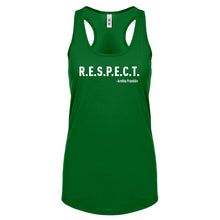 RESPECT Womens Racerback Tank Top
