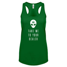 Take Me to Your Dealer Womens Racerback Tank Top