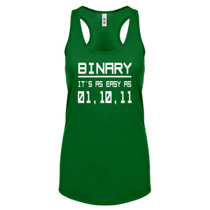 Racerback Binary Womens Tank Top