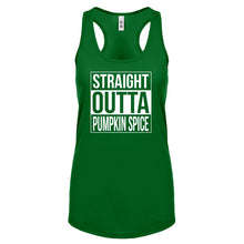 Straight Outta Pumpkin Spice Womens Racerback Tank Top