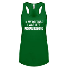 Racerback In My Defense Womens Tank Top