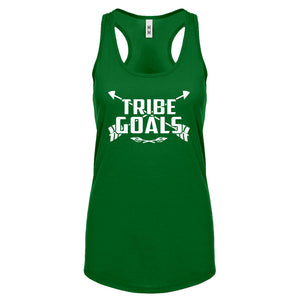 Racerback Tribe Goals Womens Tank Top