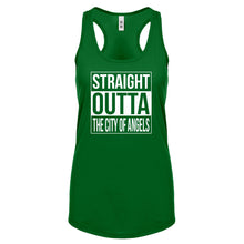 Straight Outta The City of Angels Womens Racerback Tank Top
